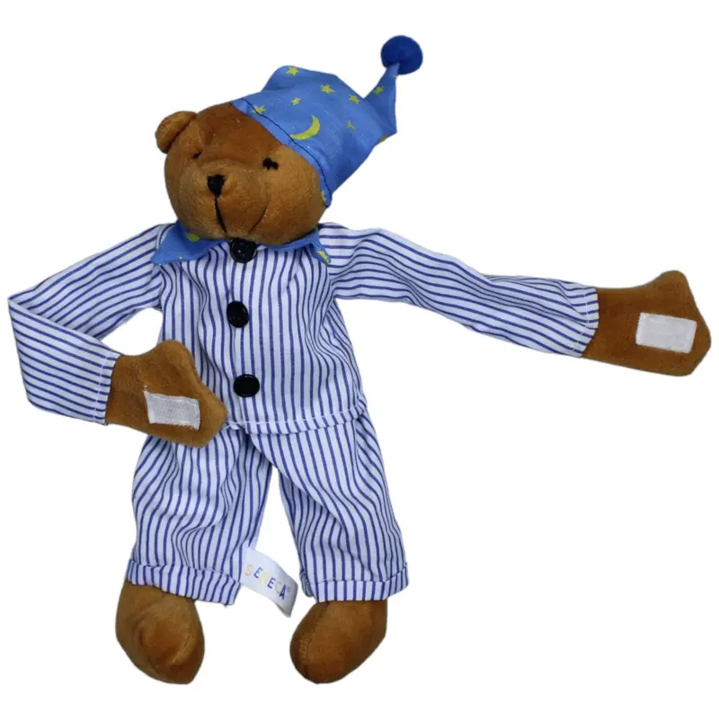 Teddybär im Pyjama