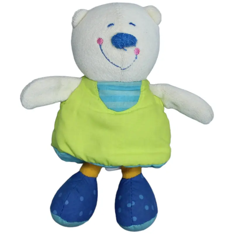 Teddybär mit grünem Kleid
