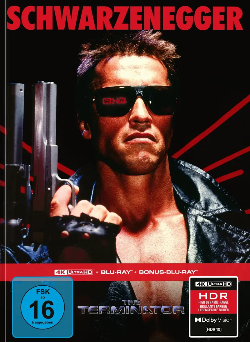 Terminator - Limitiertes 3-Disc Mediabook Cover A - 4K UHD Blu-ray