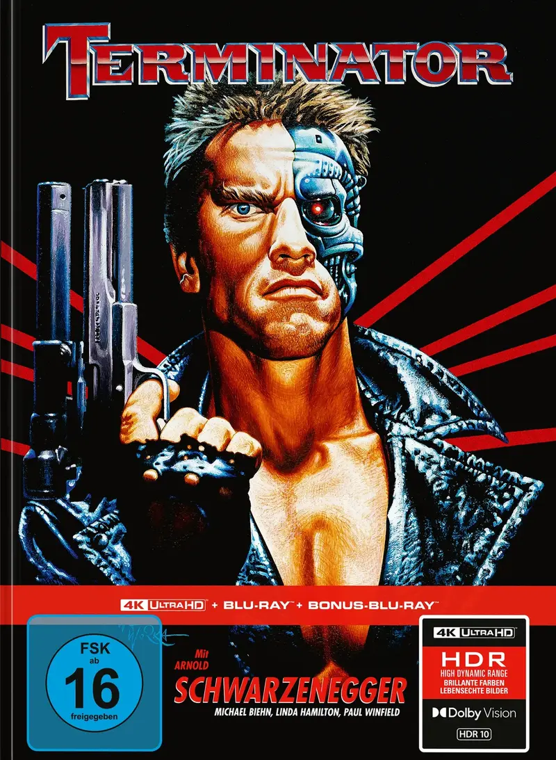 Terminator - Limitiertes 3-Disc Mediabook Cover B - 4K UHD Blu-ray