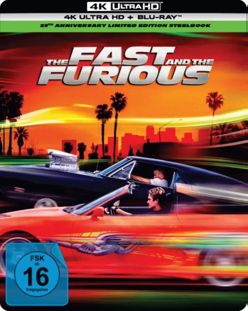 The Fast and the Furious (Steelbook) - 4K UHD Blu-ray