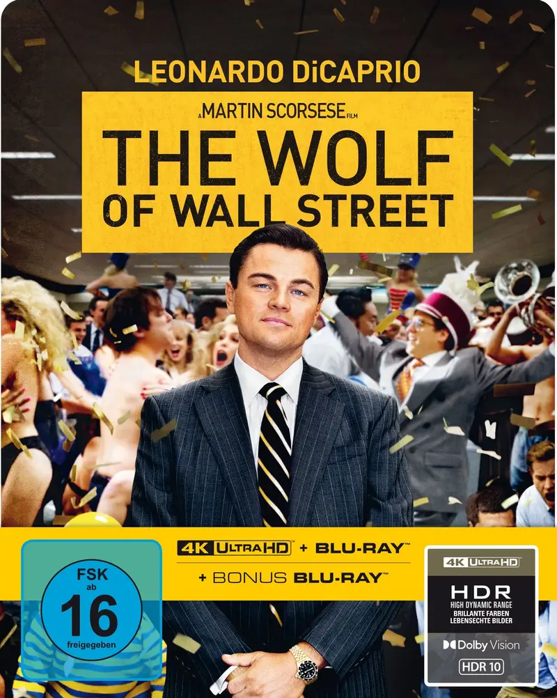 The Wolf of Wall Street - Limited Edition - Steelbook - 4K UHD + Blu-ray