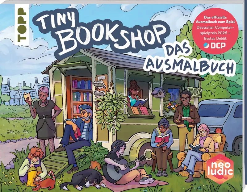 Tiny Bookshop - Das Ausmalbuch