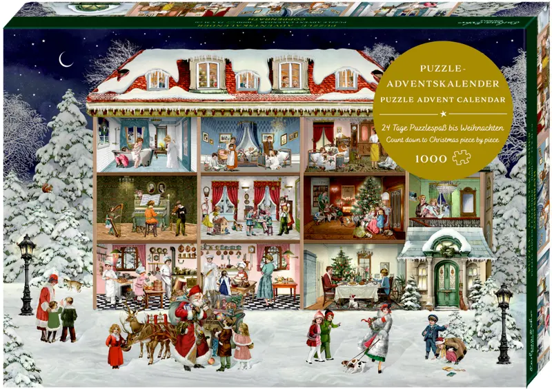 Unser wunderbares Weihnachtshaus, Puzzle-Adventskalender