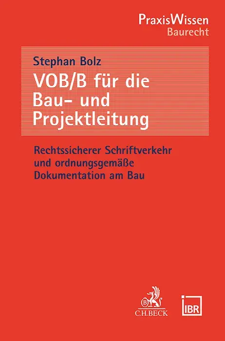 VOB/B für die Bau- und Projektleitung
