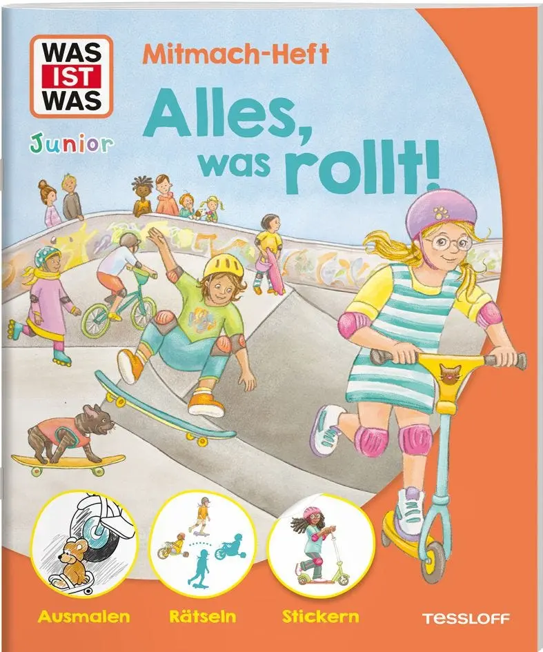 WAS IST WAS Junior // Mitmach-Heft // Alles, was rollt!