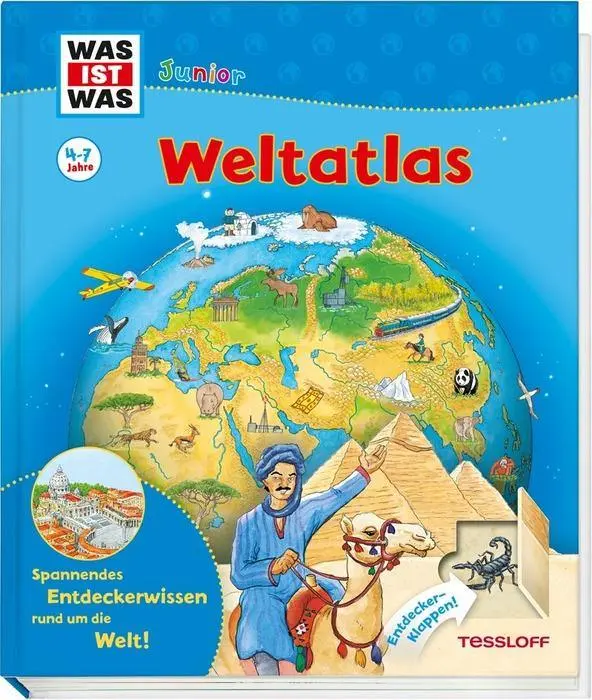 WAS IST WAS Junior Weltatlas