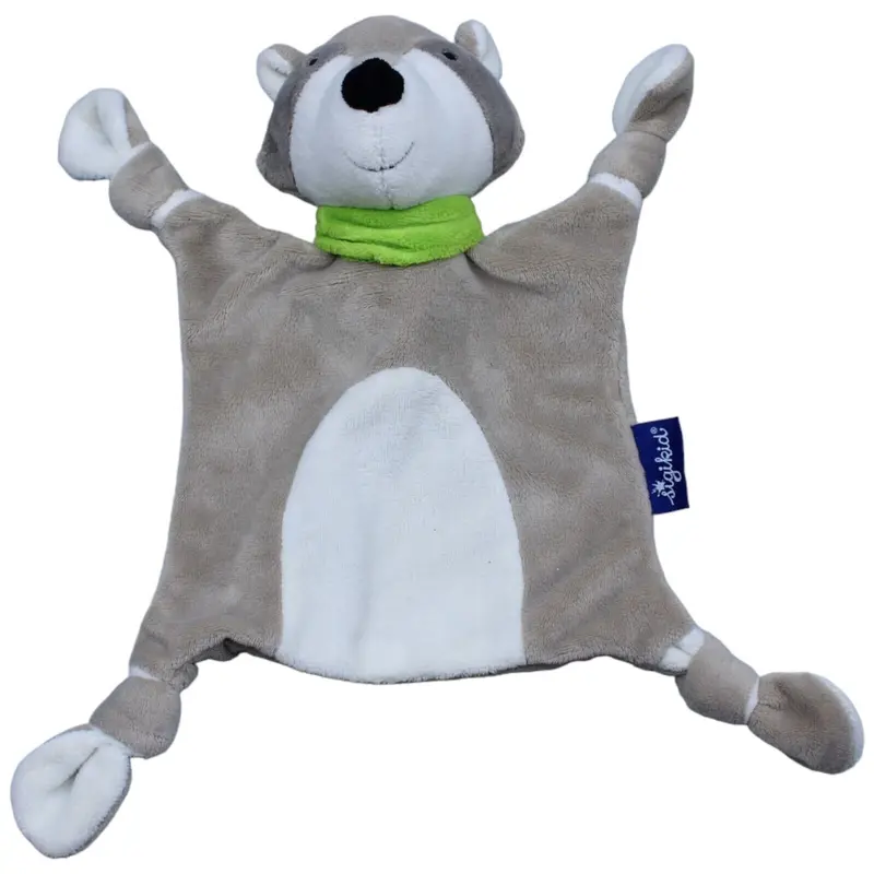 Waschbär, blue
