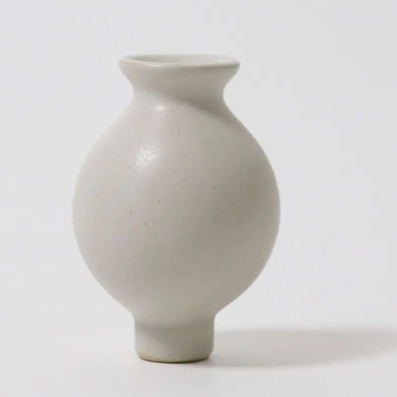 Weiße Vase