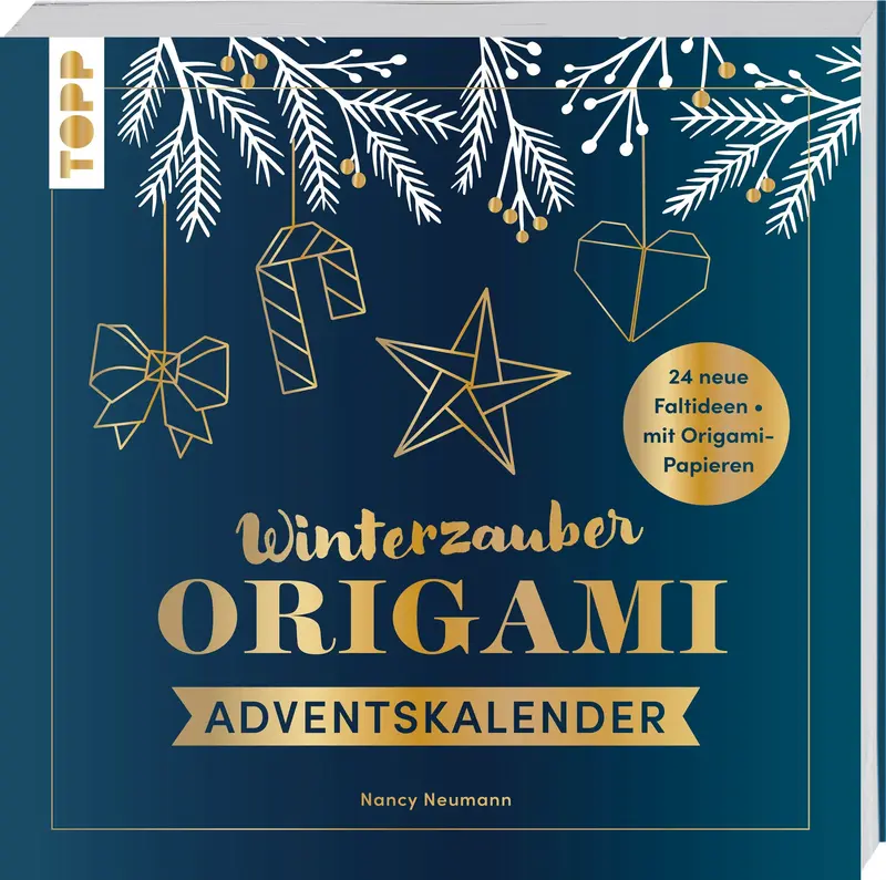 Winterzauber. Origami-Adventskalender.