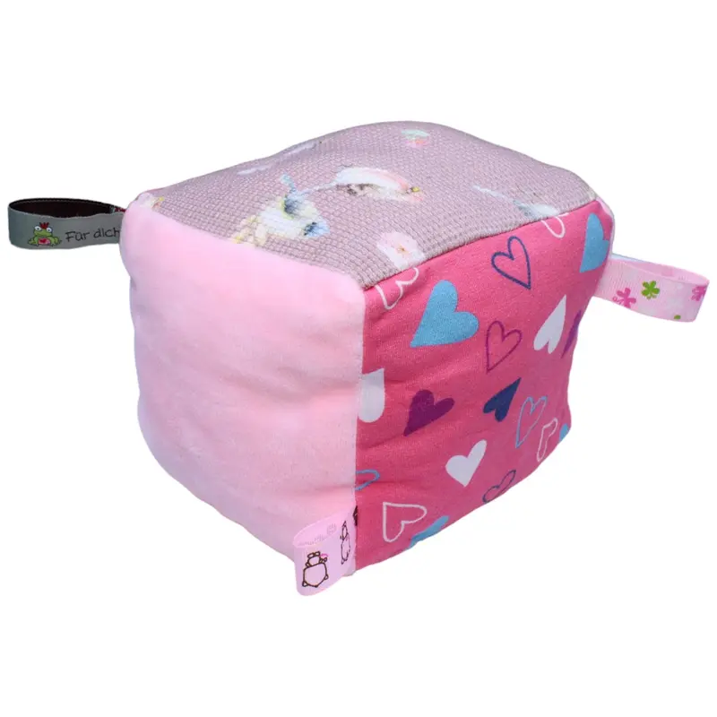 Würfel, rosa