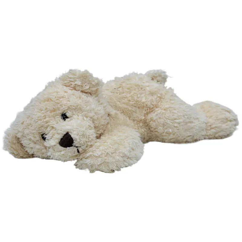 Wuscheliger hellbrauner Teddybär, liegend