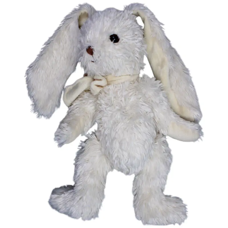XL Hase mit Schleife, weiß