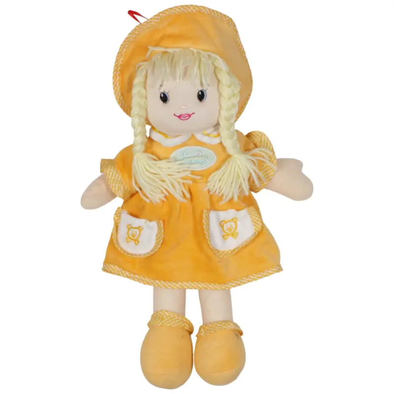 XL Mädchen Luzia mit orangem Kleid