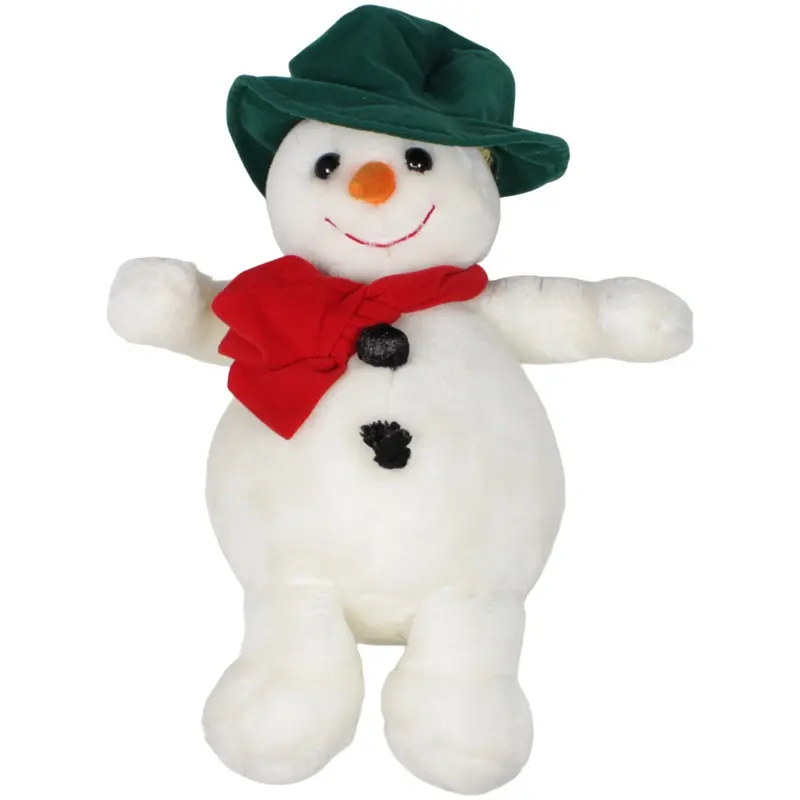 XL Schneemann mit grünem Hut