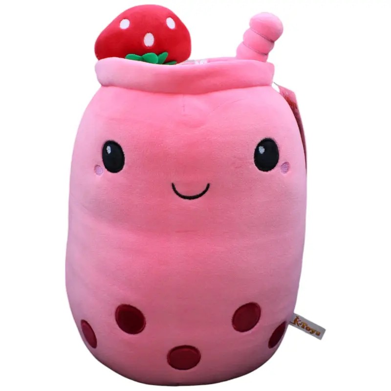 XL Squashy Bubble Tea Becher, Erdbeere