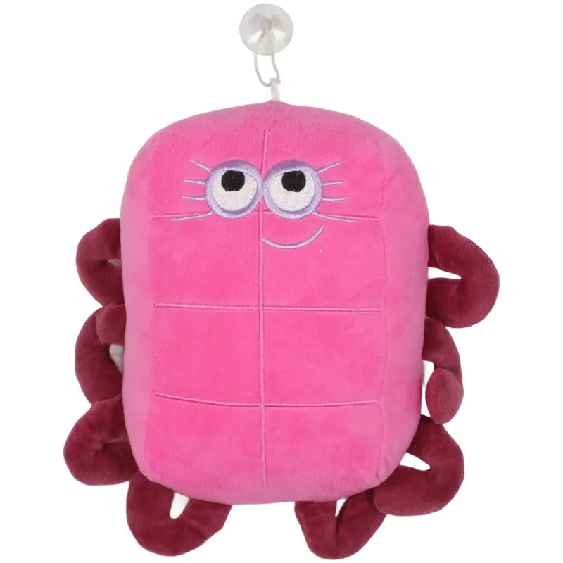 Zahlenblock 8 mit Saugnapf, pink