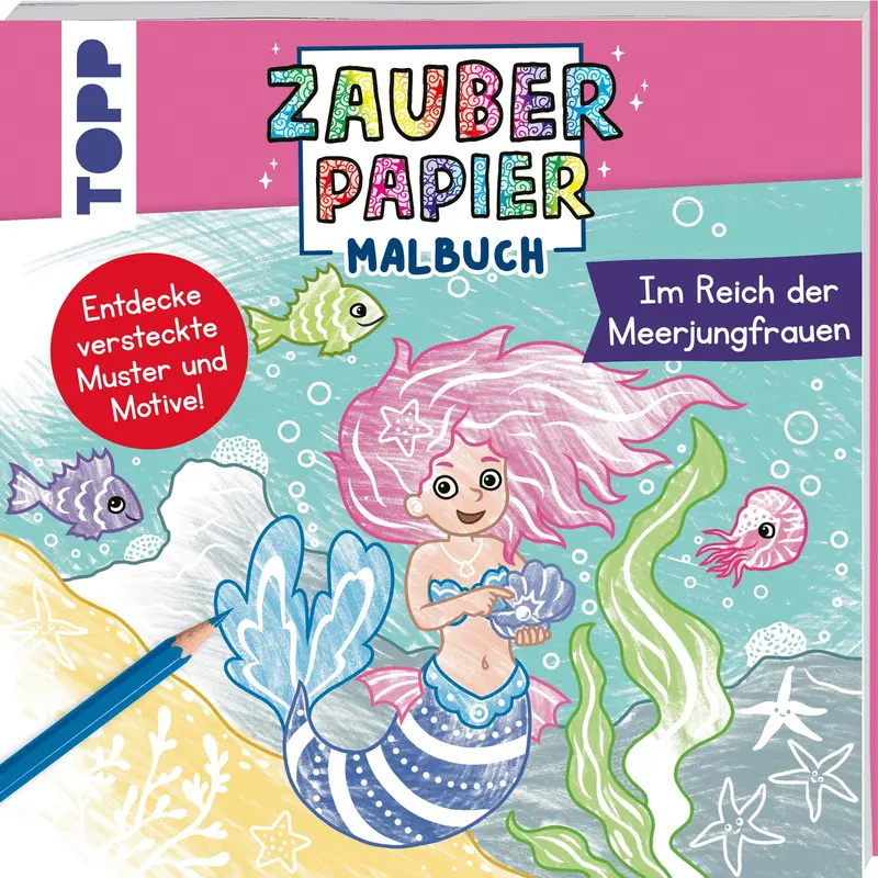 Zauberpapier Malbuch Im Reich der Meerjungfrauen